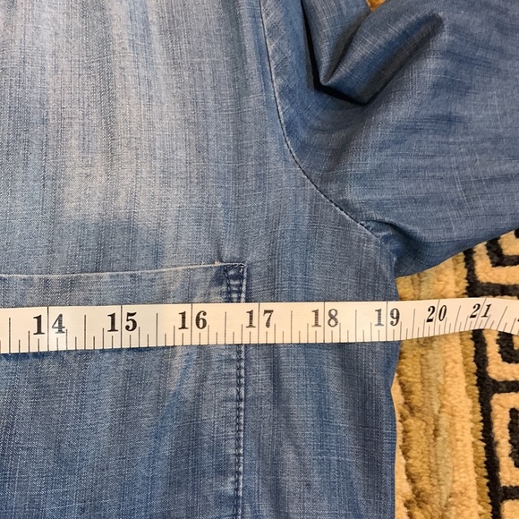 BELLA DAHL chambray tunic - Picture 7 of 8